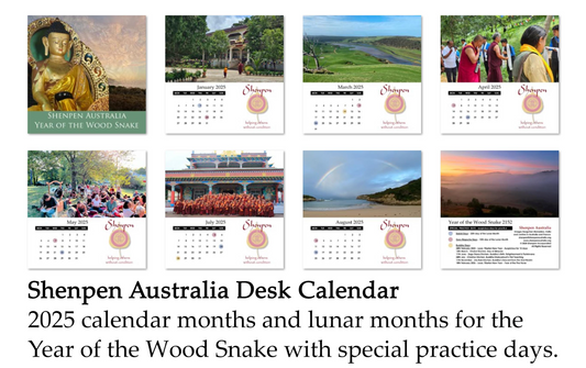 2025 Shenpen Desk Calendar